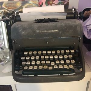 vintage typewriter